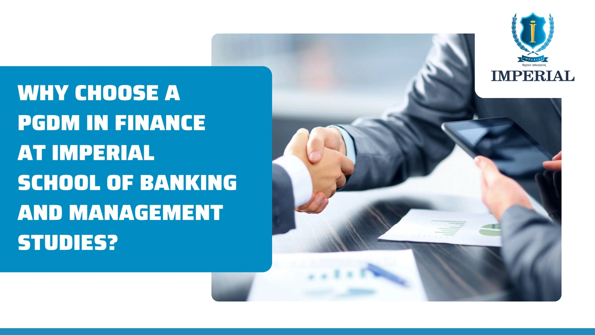 Why Choose a PGDM in Finance at Imperial School of Banking and Management Studies?